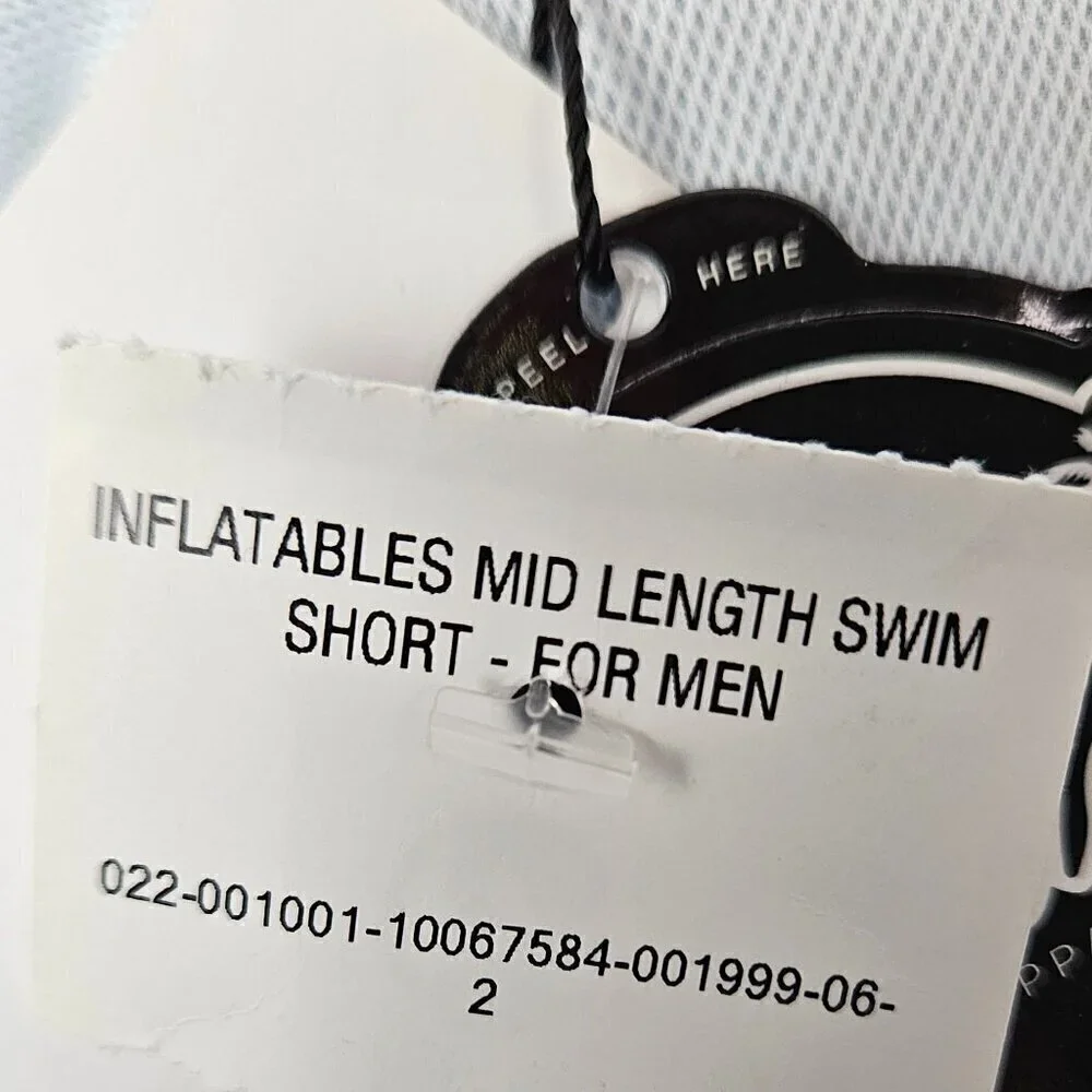 NWT Boardies Inflatables Mid Length Swim Short S